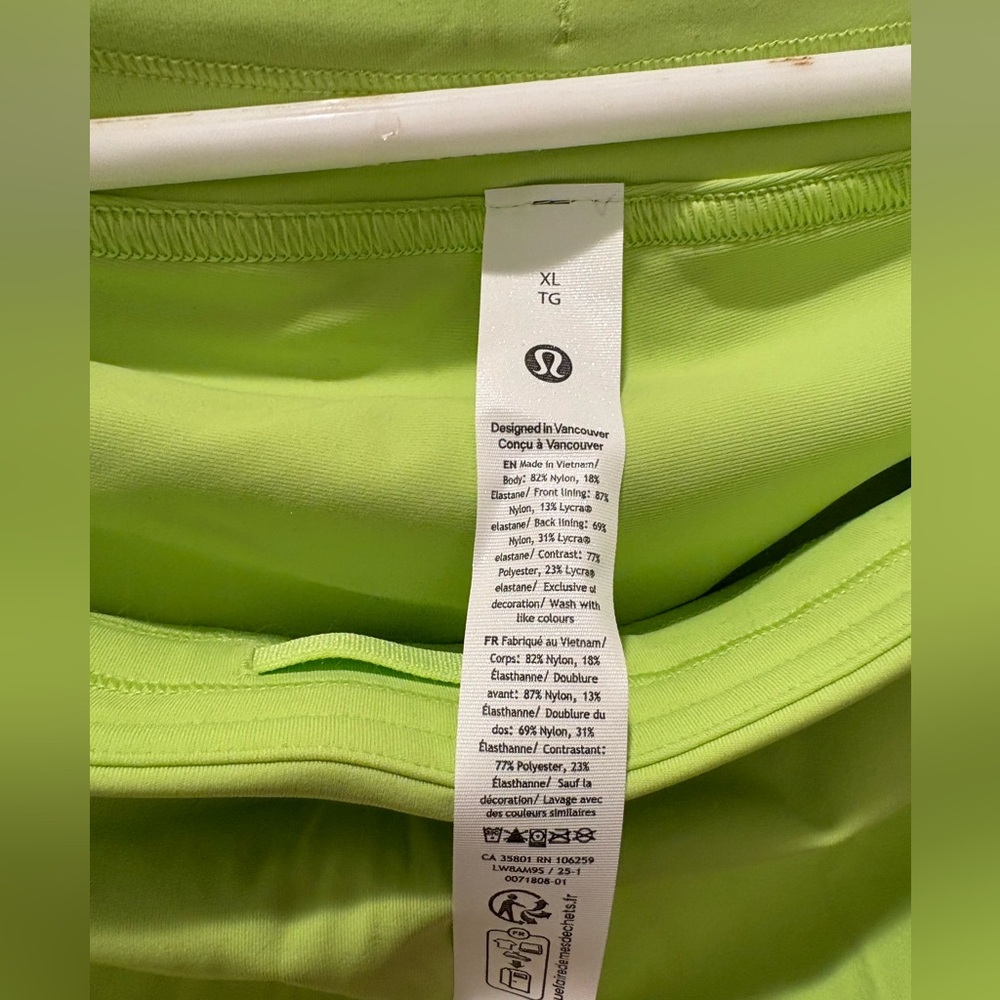Lululemon High Rise Lined Women's Mini Skirt‎ - Picture 3 of 5